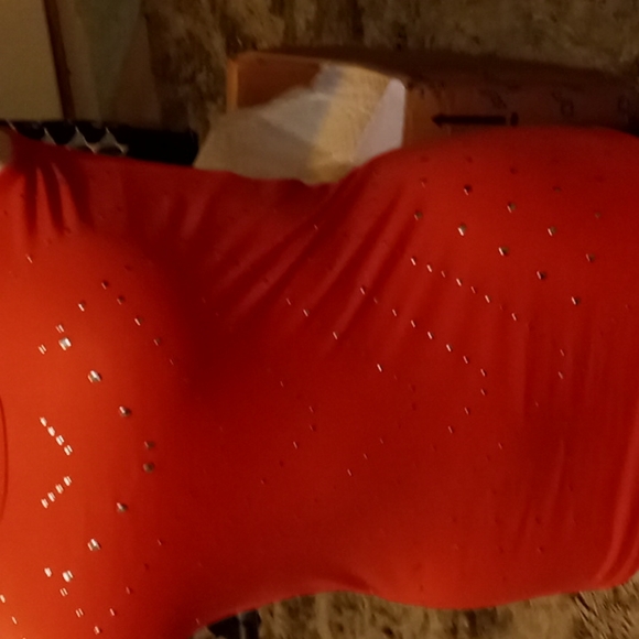 Bit an bridle tank top size small. Rayon an polyester fab with silver brads - Picture 2 of 4